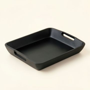 Ridge Canyon Serving Tray - Black (synthetic illustration; no displayed measurements)