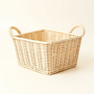 Pine Bluff Empty Storage Basket - Ivory (synthetic illustration; no displayed measurements)