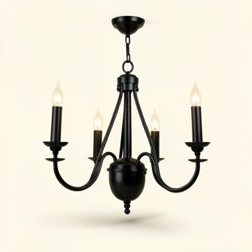 Aren 5 - Light Candle Style Classic / Traditional Chandelier (synthetic illustration; no displayed measurements)
