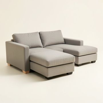 Ampthill 124 '' Wide Reversible Sofa & Chaise (synthetic illustration; no displayed measurements)