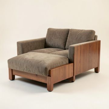Yuko 103.5 '' Wide Microfiber/Microsuede Left Hand Facing Modular Sofa & Chaise (synthetic illustration; no displayed measurements)