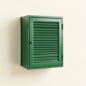 Harbor Bend Wall-Mounted Laundry Cabinet - Green (synthetic illustration; no displayed measurements)