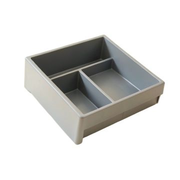 Moss Arc Empty Pantry Drawer Organizer Insert - Gray (synthetic illustration; no displayed measurements)