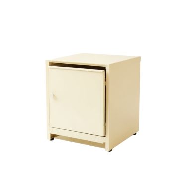 Summit Bluff Freestanding Pull-Out Hamper Cabinet - Ivory
