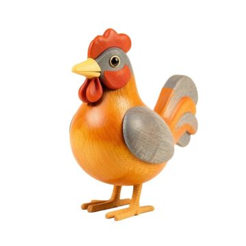 Fabiana Wood Mini Rooster Puppet