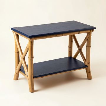 Birch Bridge Side Table - Navy (synthetic illustration; no displayed measurements)