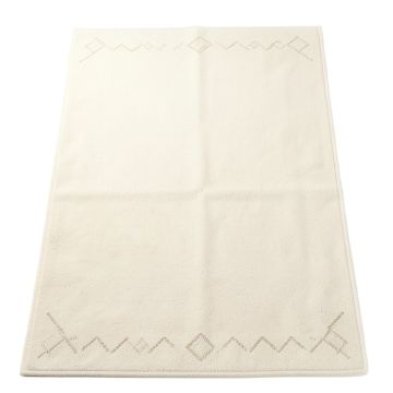 Reed Arc Rectangular Area Rug - Cream