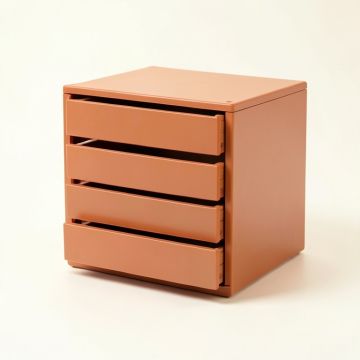 Dune Bridge Small-Parts Storage Drawer Cabinet - Terracotta (synthetic illustration; no displayed measurements)