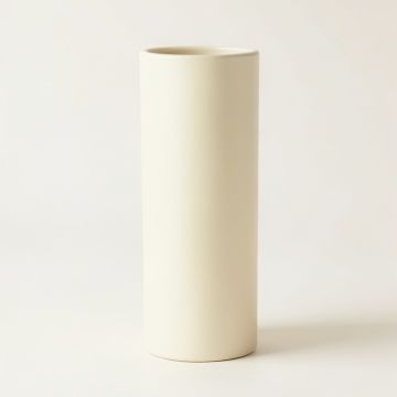 Stone Canyon Empty Decorative Vase - Cream (synthetic illustration; no displayed measurements)
