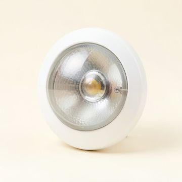 Saraland White 1 -Bulb Outdoor Bulkhead Light (synthetic illustration; no displayed measurements)