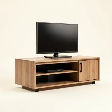 Stamford Solid Wood Tv Stand For Tvs Up To 65 '' (synthetic illustration; no displayed measurements)