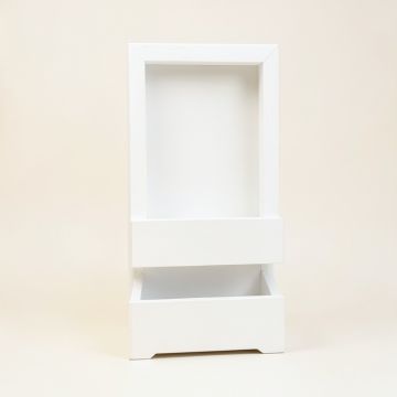 Moss Bluff Empty Vertical Garden Frame - White (synthetic illustration; no displayed measurements)