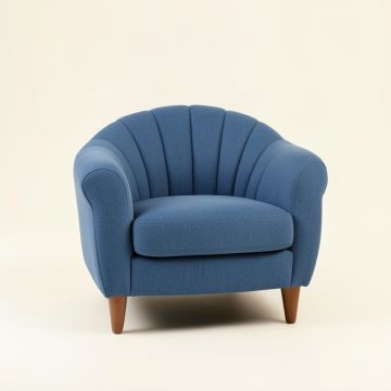 Cove Bend Upholstered Armchair - Blue (synthetic illustration; no displayed measurements)