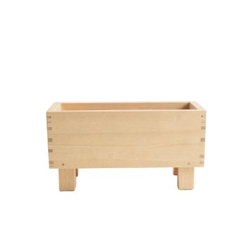 Brook Branch Empty Raised Planter - Beige