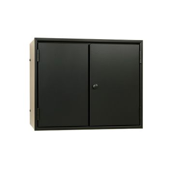 Pine Dale Wall-Mounted Entry Cabinet - Black