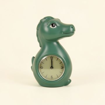14 '' X14 '' Seahorse Clock With Thermometer (synthetic illustration; no displayed measurements)