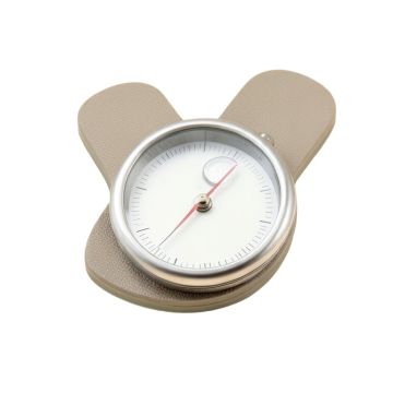 Flip Flop Poly Resin Clock With Thermometer