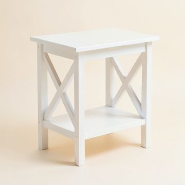 River Bluff Side Table - White (synthetic illustration; no displayed measurements)