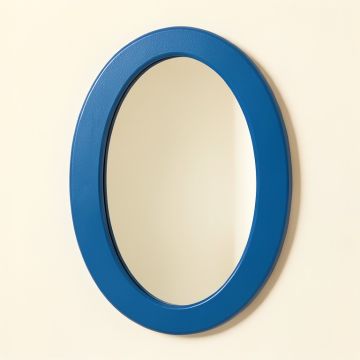Shore Brook Framed Wall Mirror - Blue (synthetic illustration; no displayed measurements)