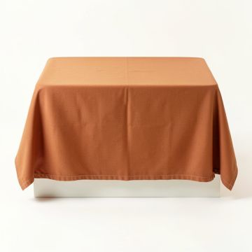 Bay Bend Flat Bed Sheet - Terracotta (synthetic illustration; no displayed measurements)