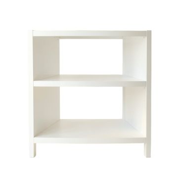 Clay Branch Empty Seed-Starting Shelving Unit Without Lights - White