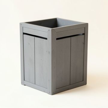 Field Bluff Closed Garden Compost Bin - Gray (synthetic illustration; no displayed measurements)