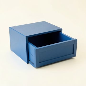 Cliff Bridge Under-Desk Drawer Unit - Blue (synthetic illustration; no displayed measurements)