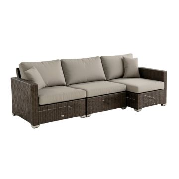 Delorenzo 4 Piece Sofa Seating Group With Cushions