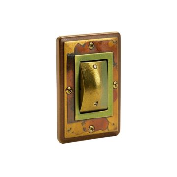 Flower Girl Mexican Art Colorful Single Toggle Light Switch (synthetic illustration; no displayed measurements)