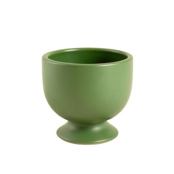 Reed Branch Empty Candle Holder - Green