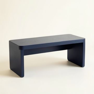 Dune Crest Indoor Bench - Navy (synthetic illustration; no displayed measurements)