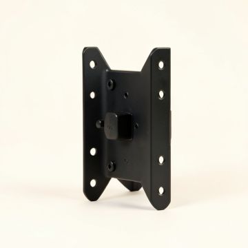 Black Fixed Desktop Mount Holds Up To 110 Lbs (synthetic illustration; no displayed measurements)