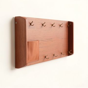 Bay Branch Wall-Mounted Entryway Organizer Shelf - Terracotta (synthetic illustration; no displayed measurements)
