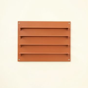 Field Dale Empty Wall-Mounted Tool Organizer Panel - Terracotta (synthetic illustration; no displayed measurements)