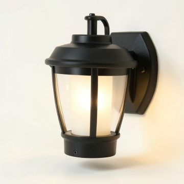 Karina Black 1 - Bulb Hardwired Outdoor Wall Lantern (synthetic illustration; no displayed measurements)