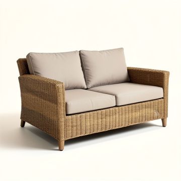 Alexii Patio Sofa With Cushions (synthetic illustration; no displayed measurements)