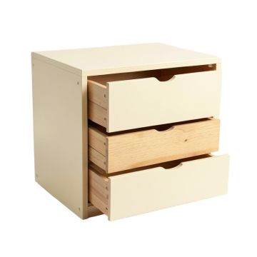 Juniper Dale Small-Parts Storage Drawer Cabinet - Cream