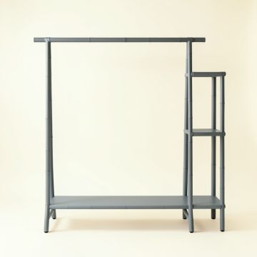 Pine Bluff Empty Garment Rack - Gray (synthetic illustration; no displayed measurements)