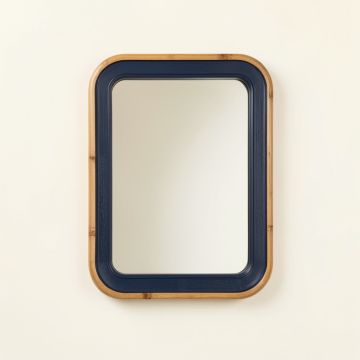 Summit Bluff Framed Wall Mirror - Navy (synthetic illustration; no displayed measurements)