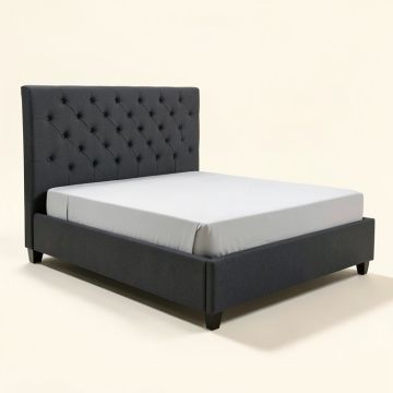 Caralynn Tufted Upholstered Standard Bed (synthetic illustration; no displayed measurements)