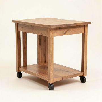 Alaana Kitchen Cart Solid Wood (synthetic illustration; no displayed measurements)