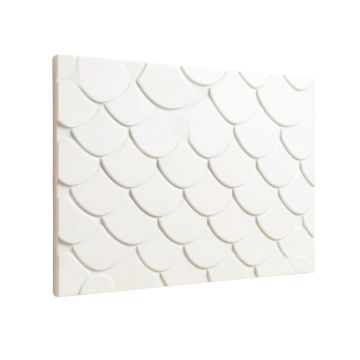 Esamo 1.74 '' X 1.88 '' Glass Fish Scale Mosaic Wall & Floor Tile
