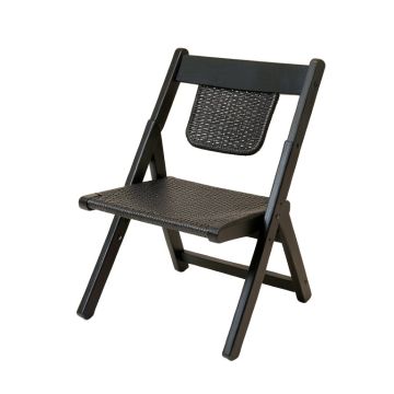 Fern Brook Folding Outdoor Chair - Black