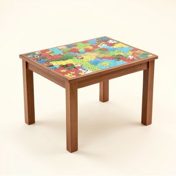 Jigsaw Puzzle Table (synthetic illustration; no displayed measurements)