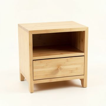 Ridge Bend Nightstand - Beige (synthetic illustration; no displayed measurements)