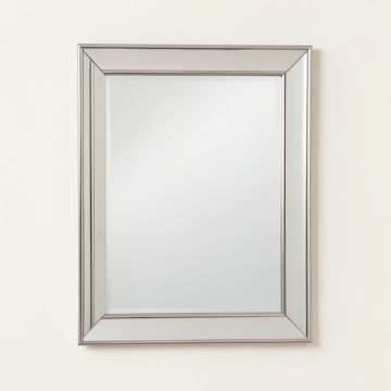 Mattingly Straight-Corner Modern & Contemporary Beveled Frameless Bathroom / Vanity Mirror (synthetic illustration; no displayed measurements)