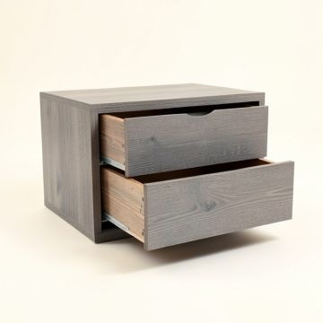 Birch Dell Small-Parts Storage Drawer Cabinet - Gray (synthetic illustration; no displayed measurements)