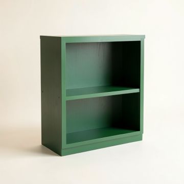 Maple Arc Freestanding Bookcase (synthetic illustration; no displayed measurements)