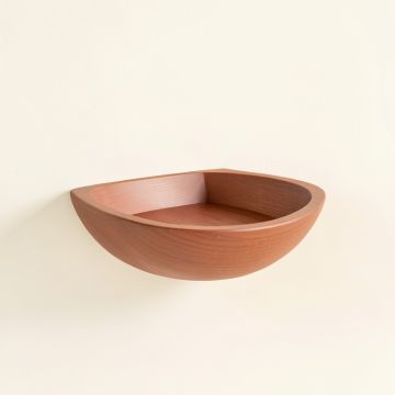 Field Edge Wall-Mounted Cat Perch - Terracotta (synthetic illustration; no displayed measurements)