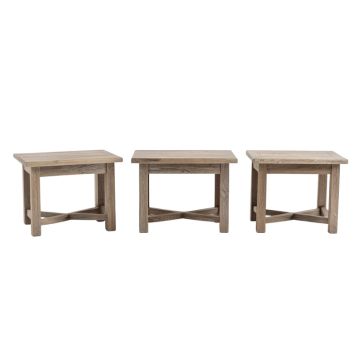 Malai Weathered 3 Piece Coffee Table Set